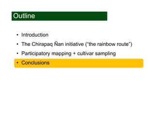 Participatory mapping for the systematic monitoring of biodiversity