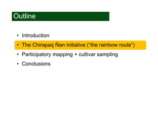 Participatory mapping for the systematic monitoring of biodiversity
