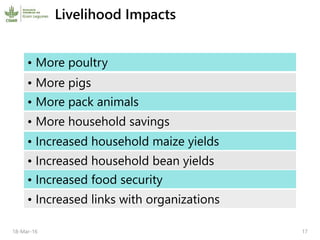 Participatory research and plant breeding in Honduras: improving livelihoods, transforming gender relations 