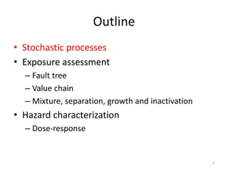 Participatory risk assessment: Risk modelling: I