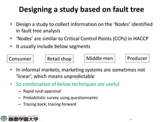 Participatory risk assessment: Risk modelling: I