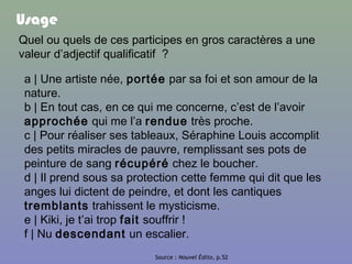 Participe Present Et Adjctif Verbal