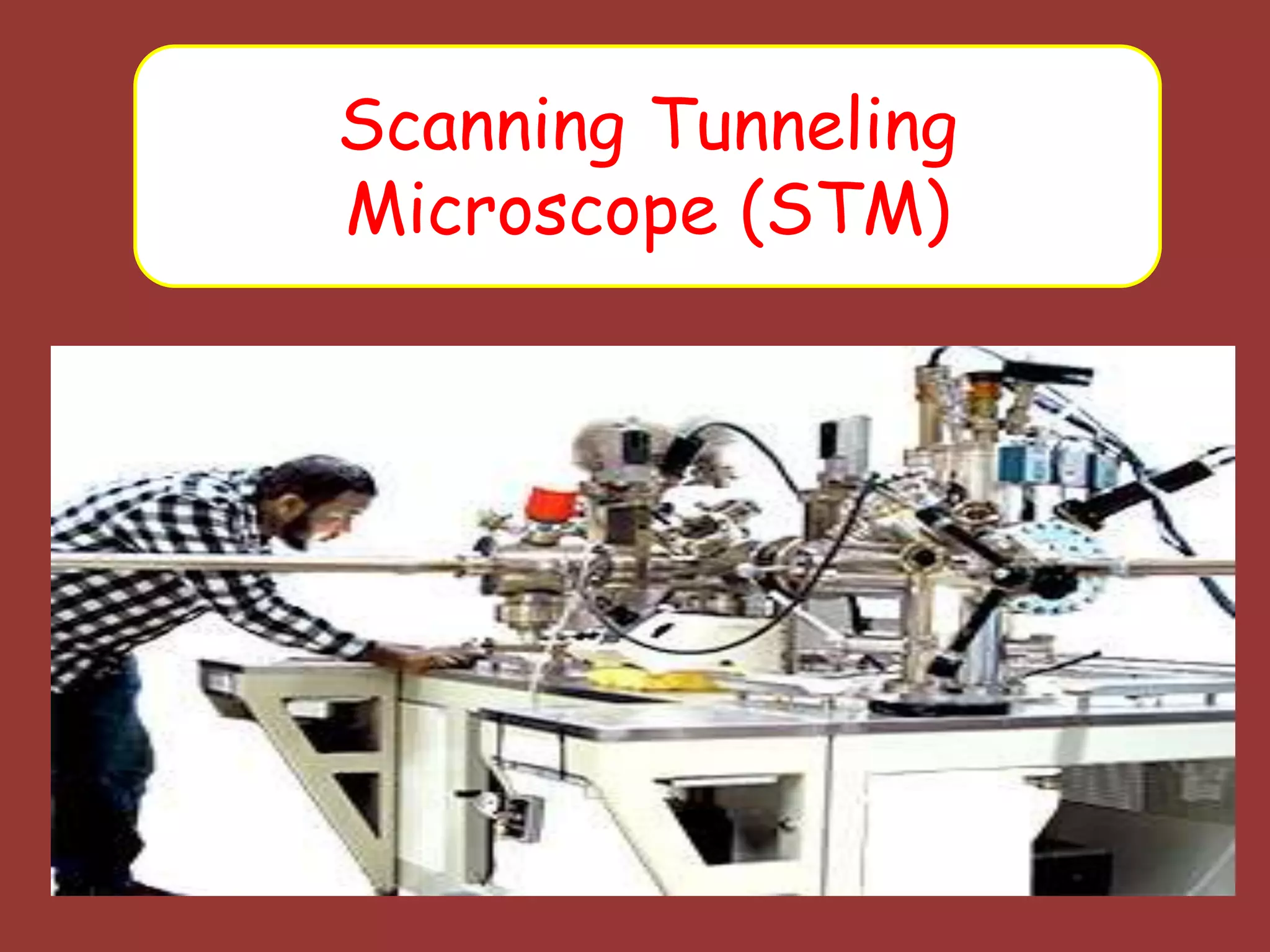 Scanning Tunneling
Microscope (STM)
 
