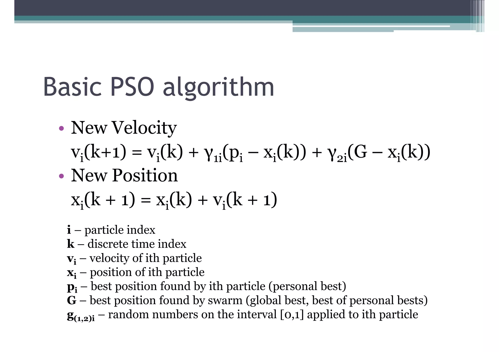 Particle Swarm Optimization