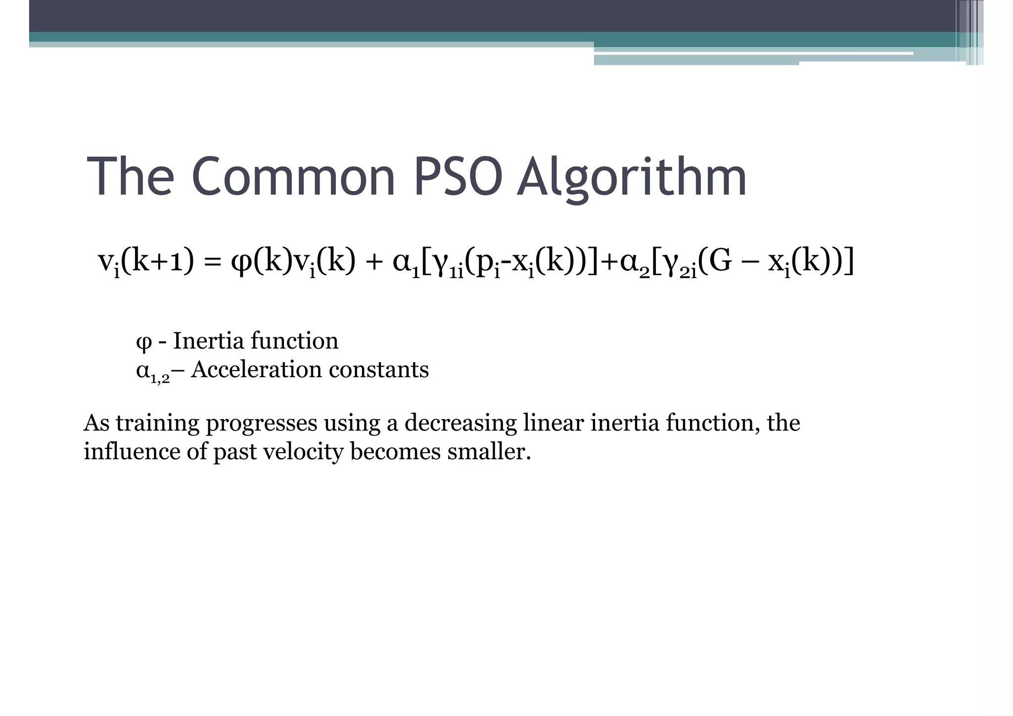 Particle Swarm Optimization