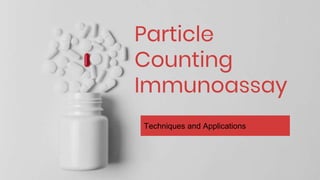 Particle
Counting
Immunoassay
Techniques and Applications
 