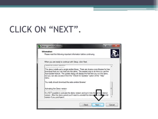 CLICK ON “NEXT”. 
 