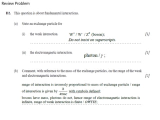 Review Problem
 