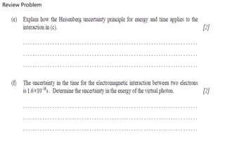 Review Problem
 