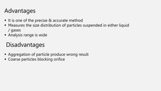 particle size analysis with various methods | PPTX