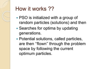 Particle swarm optimization | PPTX | Physics | Science