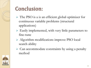 Particle Swarm Optimization and it's Applications in Electromagnetics