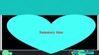 Jens Martensson
20
Summary time
 