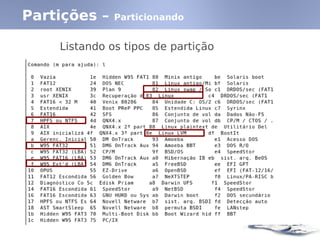 Linux - Partições e Raid