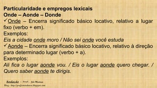 Particularidades lexicais da língua portuguesa | PPT