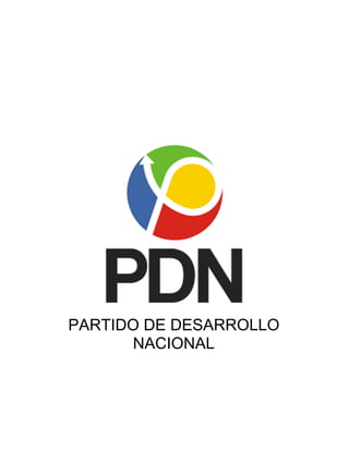PARTIDO DE DESARROLLO
      NACIONAL
 