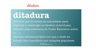 ditadura
 