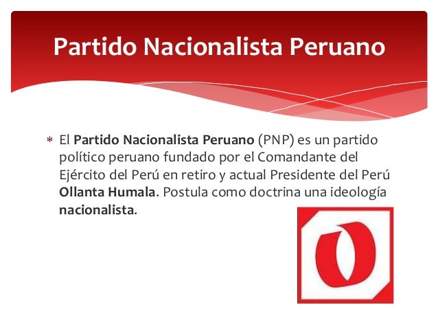 Logo de partido nacionalista peruano