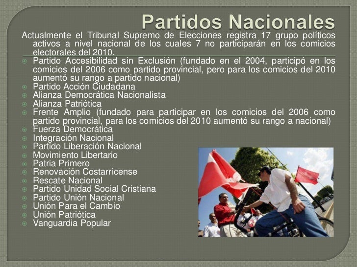 Partidos políticos en costa rica