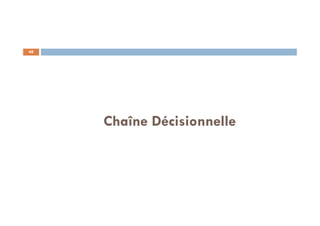 48
Chaîne Décisionnelle
 