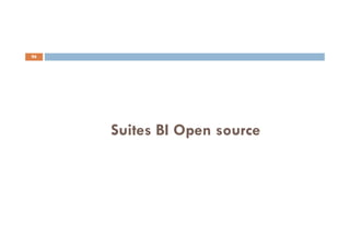 96
Suites BI Open source
 