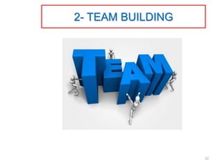 2- TEAM BUILDING
22
 