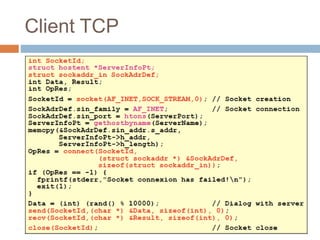 Client TCP
 