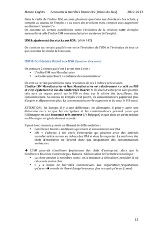 Manon 
Cuylits 
Economie 
& 
marchés 
financiers 
(Bruno 
du 
Bus) 
2012-­‐2013 
Dans 
le 
cadre 
de 
l’indice 
ISM, 
on 
...