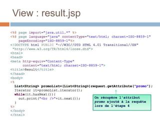 View : result.jsp
 