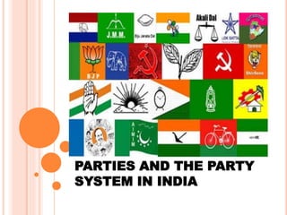 PARTIES AND THE PARTY
SYSTEM IN INDIA
 