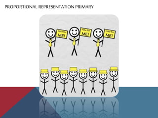 PROPORTIONAL REPRESENTATION PRIMARY
 