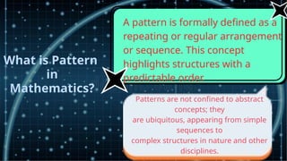 Part II. Mathematics is a Study of Pattern.pptx