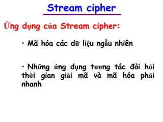 Modern stream cipher | PDF