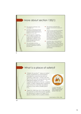Section 132 Form.pdf Part II of the Mental Health Act 1983 | PDF
