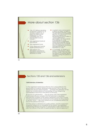 Part II of the Mental Health Act 1983 | PDF