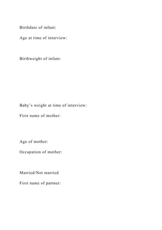 Part I Interview with Mother.docx