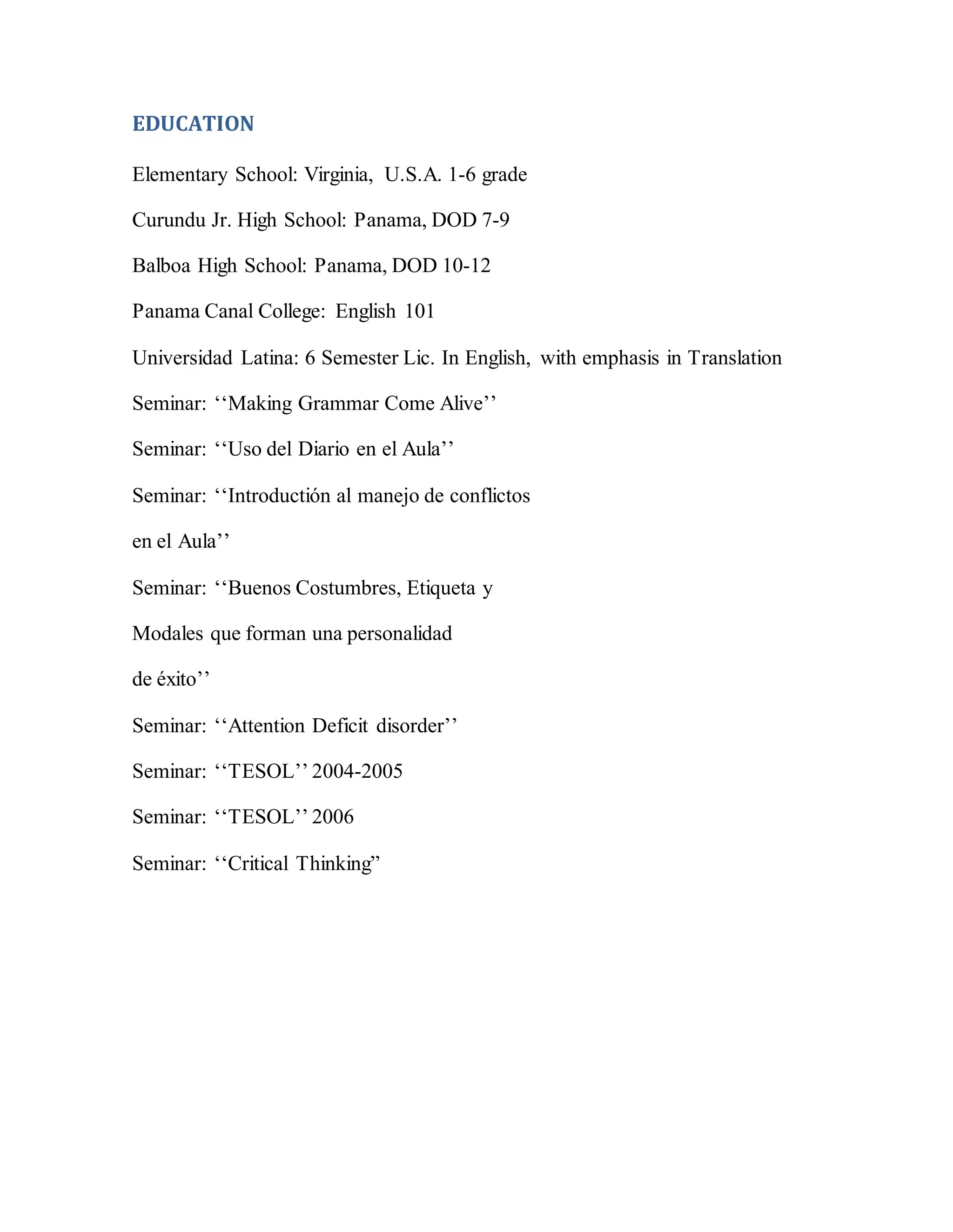 RESUME PDF