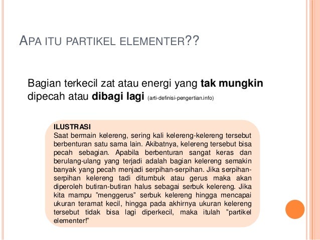 Partikel Elementer