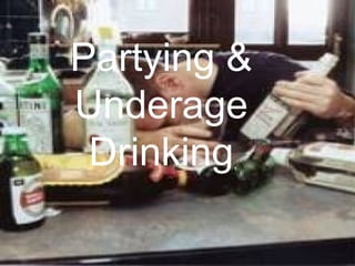 Parting & Underage Drinking Partying & Underage Drinking 