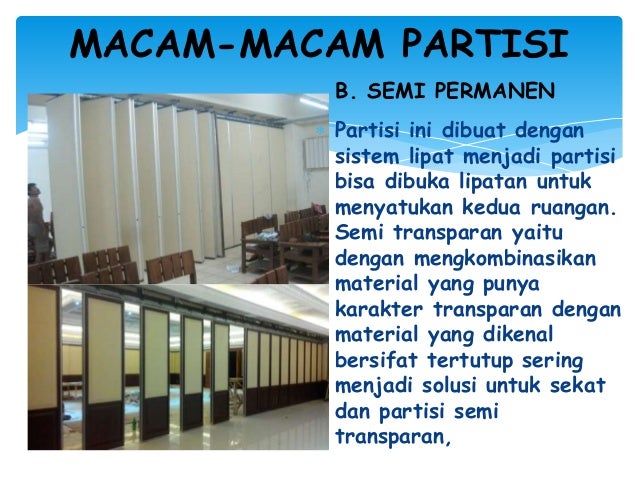 Partisi ruang Partisi ruang