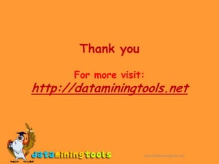 Oversampled Partition – OutputThe records in the training data sethttp://dataminingtools.net