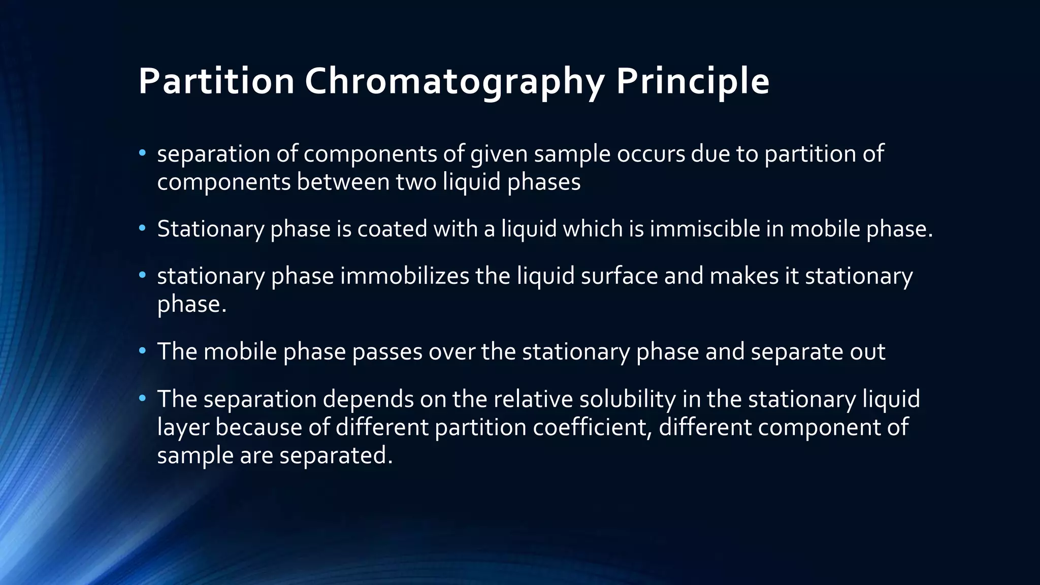 Partition chromatography & partition paper chromatography | PPTX