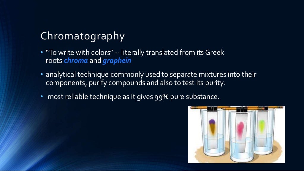 Partition chromatography & partition paper chromatography