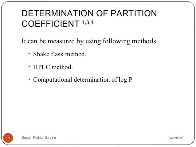 Partition Coefficient