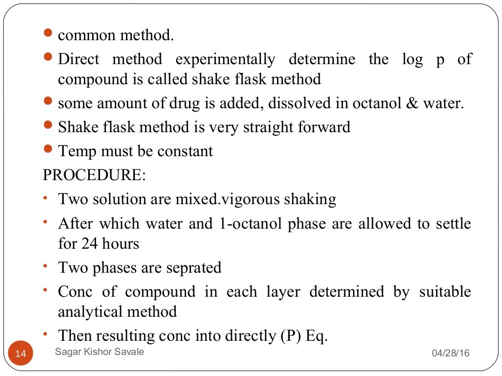 Partition coefficient