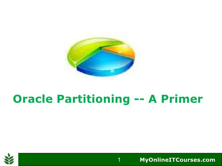 Oracle Table Partitioning Introduction