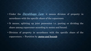 Coparceners Partition laws in india | PPTX