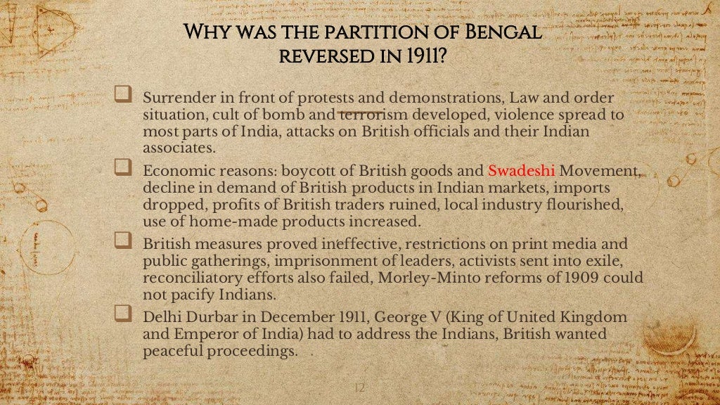 Partition of Bengal 1905