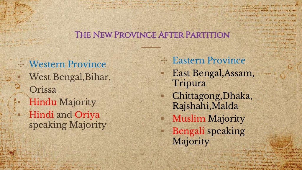 Partition of Bengal 1905