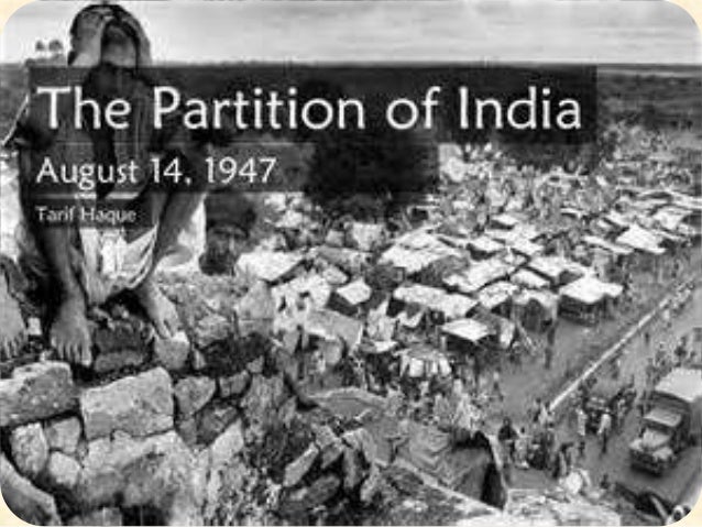 Partition Of India Pakistan